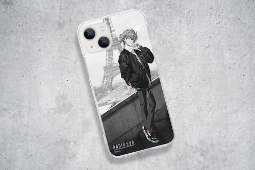 EVANGELION CLEAR MOBILE CASE＜KAWORU(In Paris)MONO＞