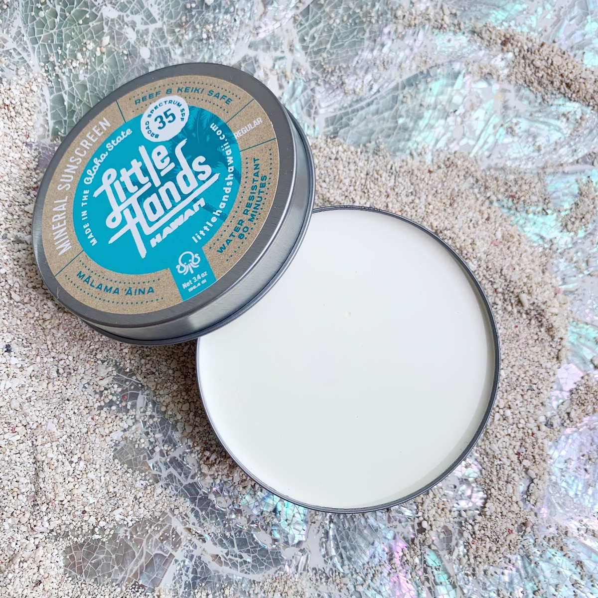 【クリア】缶タイプLittle Hands Hawaii(リトルハンズハワイ) 【公式】リトルハンズハワイ