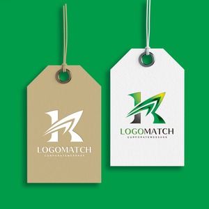 上向きに力強く上昇するKのロゴ