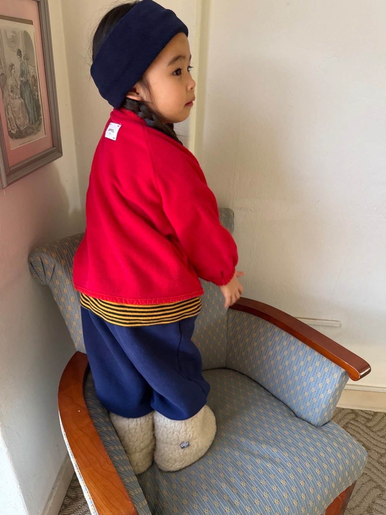 Apfel［取寄］scon button fleece jacket 26winter