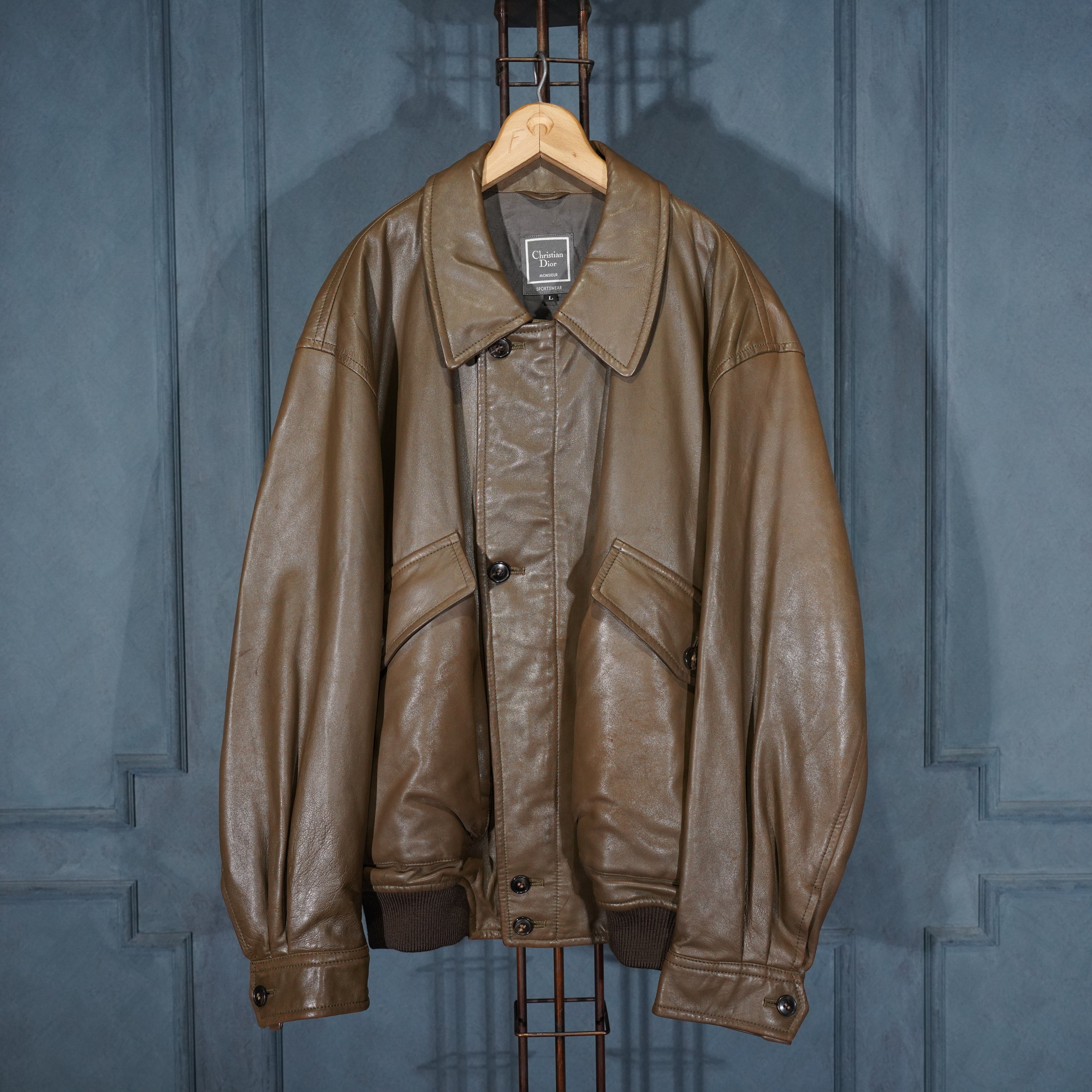 Christian Dior SHEEP SKIN ZIP UP BLOUSON/クリスチャンディオール