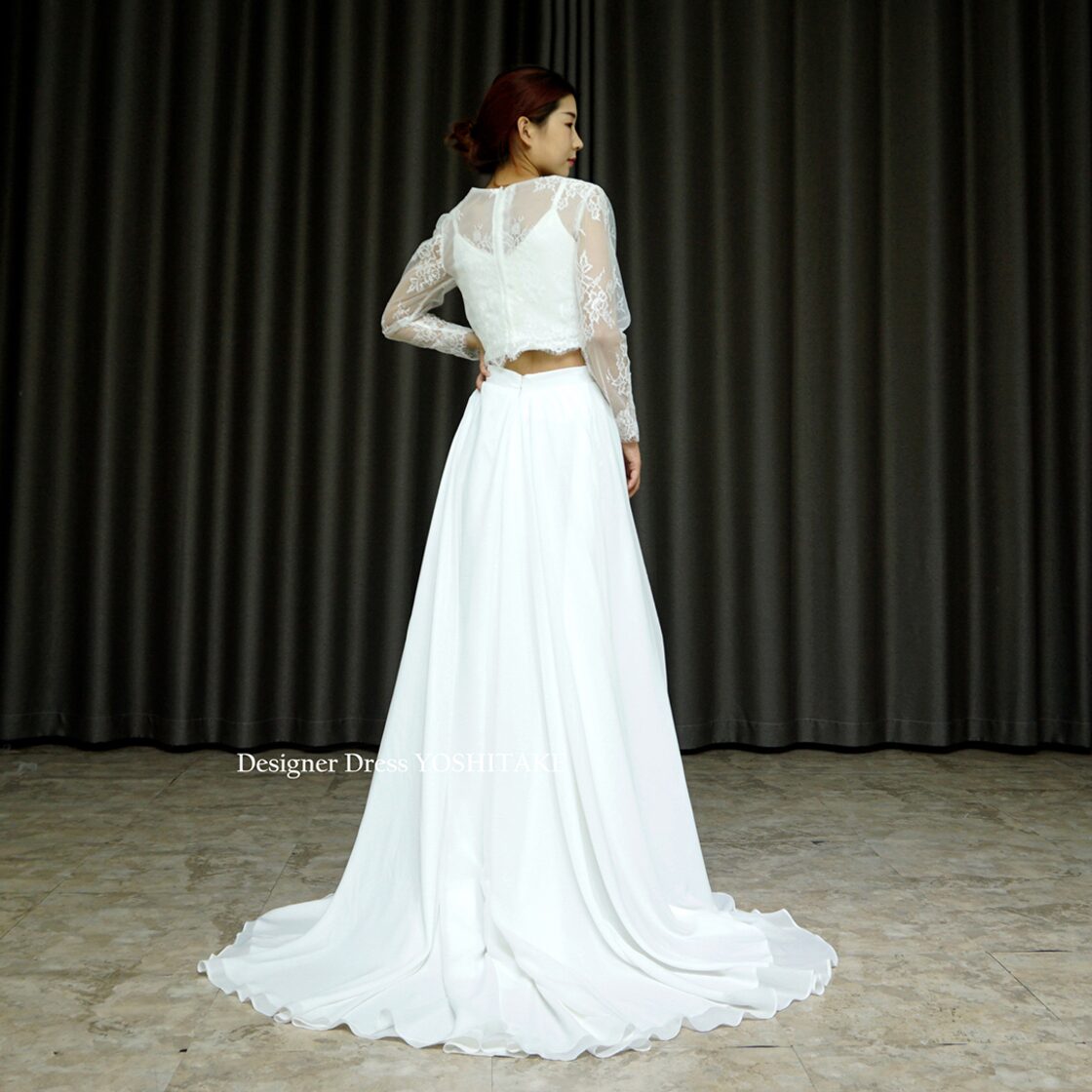 Aimer ウェディングドレス パニエ•ボレロ計4点セット 結婚式 前撮り 轟く 