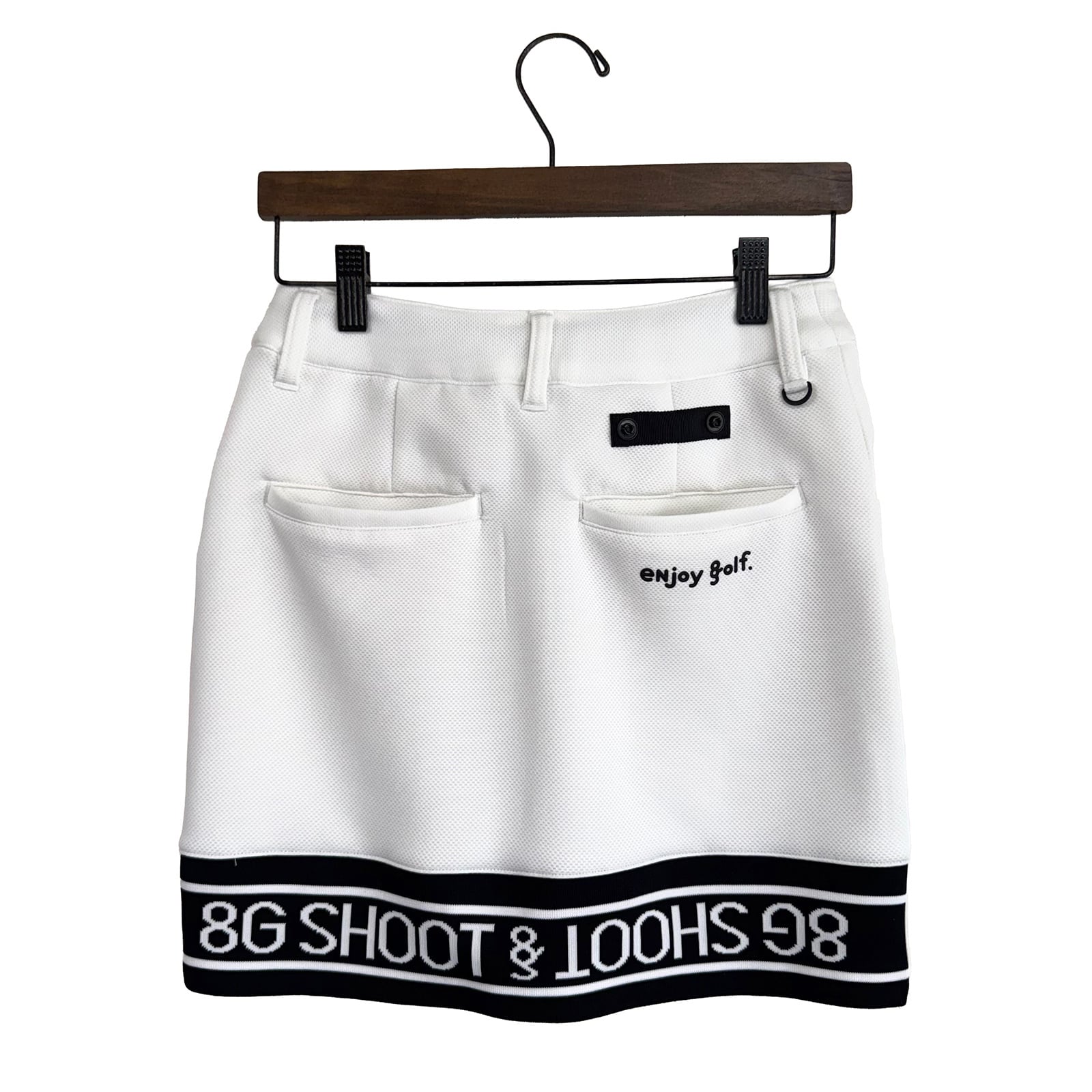 WOMEN'S】8G JACQUARD RIB SKIRT -WHITE- | 8G SHOOT WEBSTORE