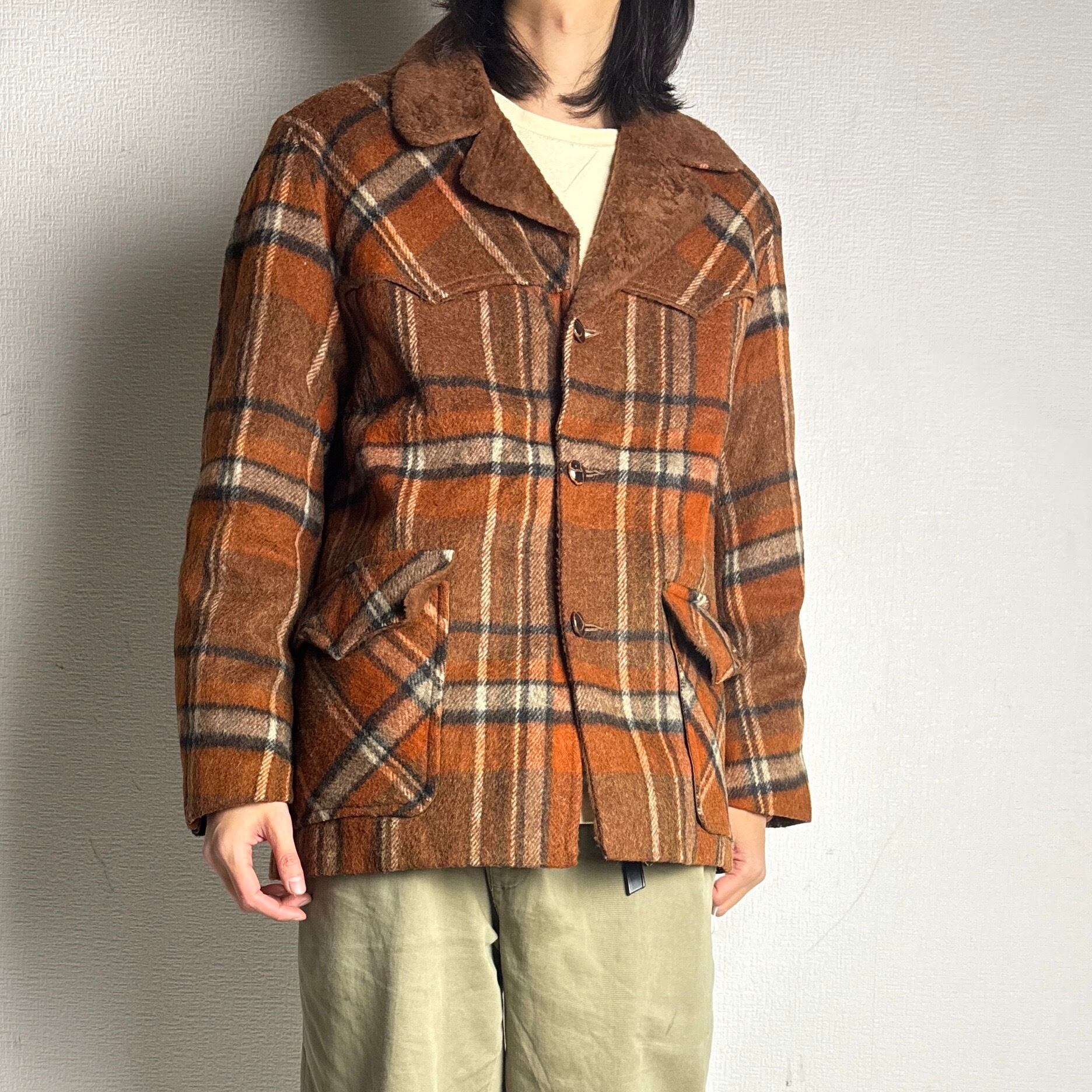 70's Pioneer Wear Wool Plaid Jacket 70年代 パイオニアウェア