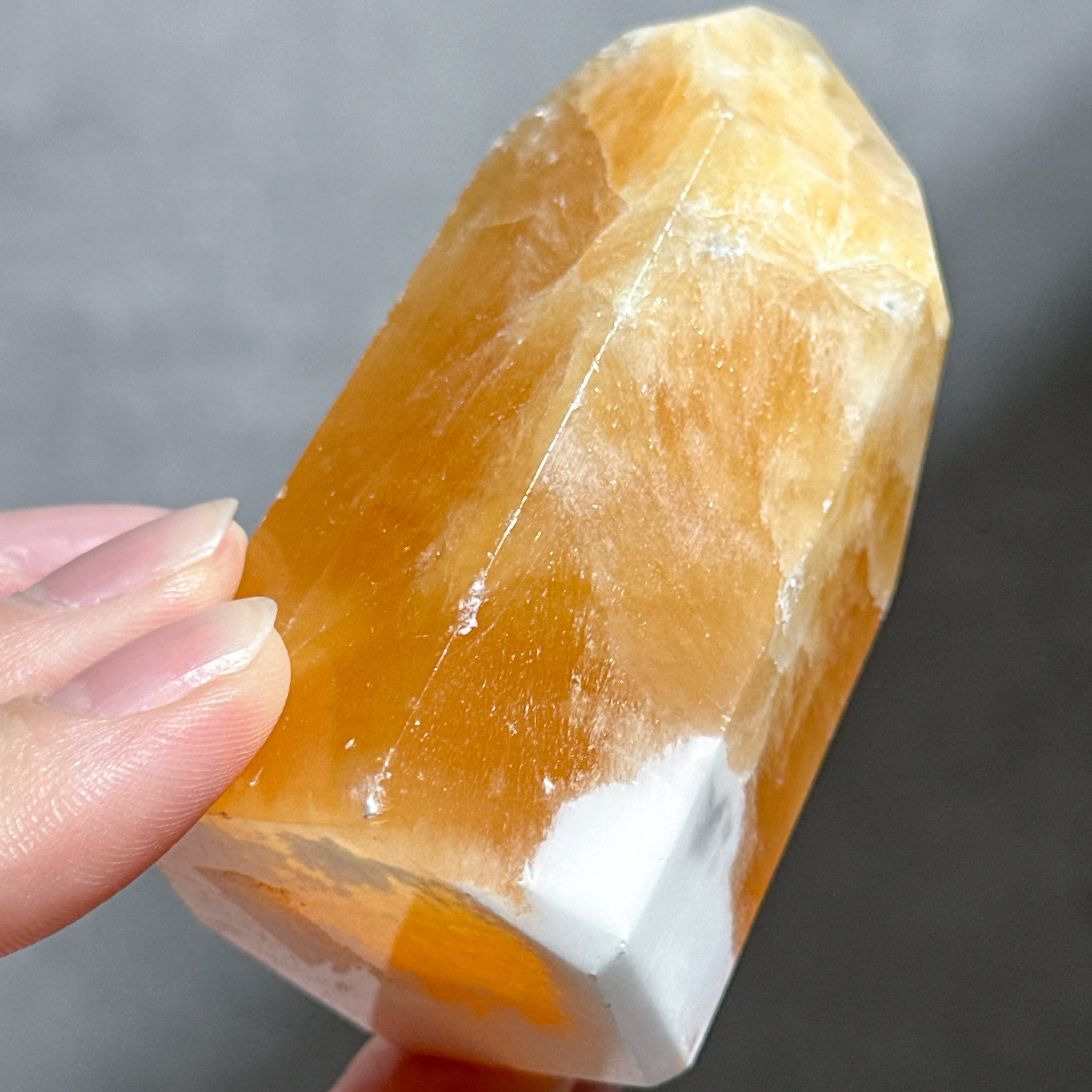 オレンジカルサイト タワー型51◇ Orange Calcite ◇天然石・鉱物