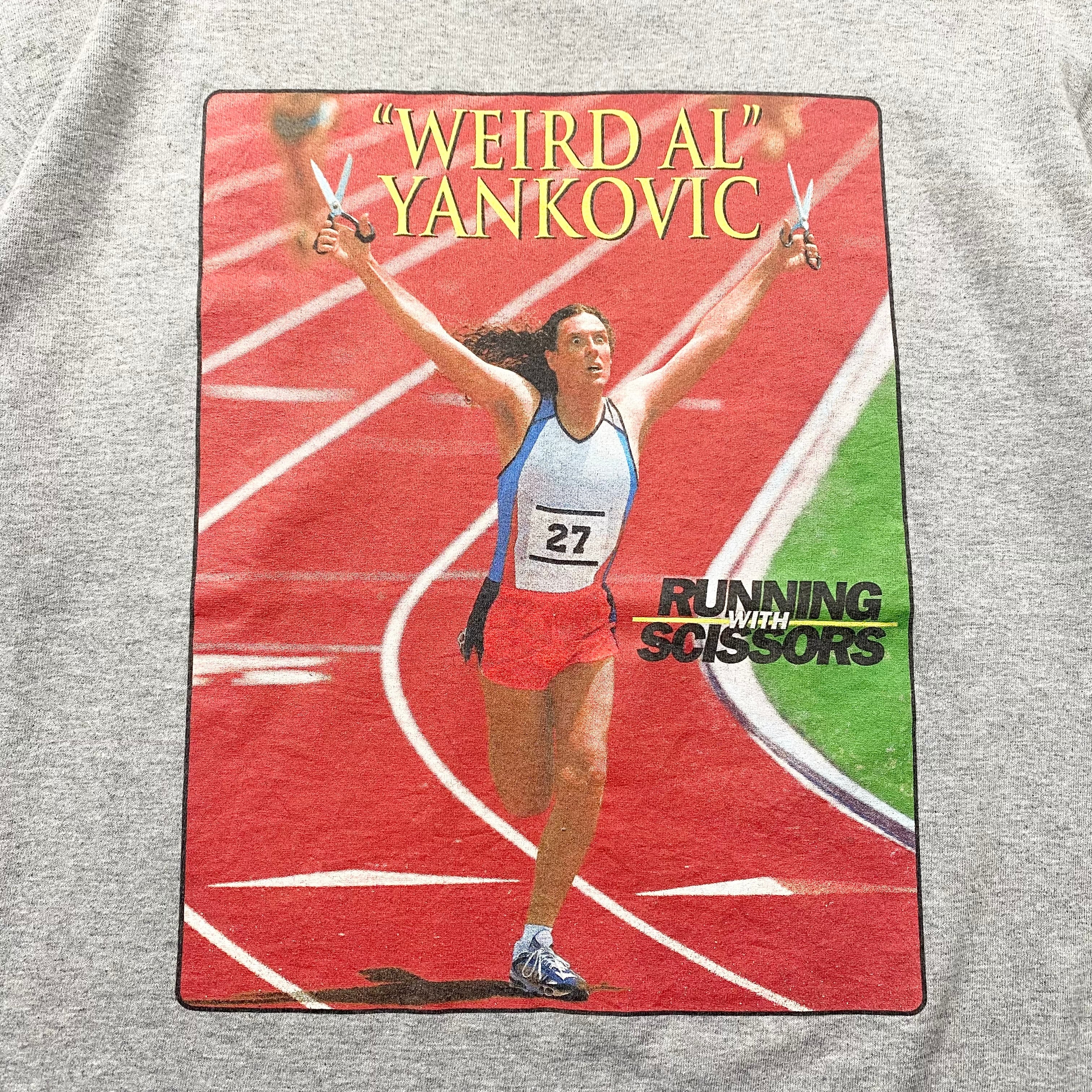 2000's “WEIRD AL” YANKOVIC music tee “RUNNING WITH SCISSORS