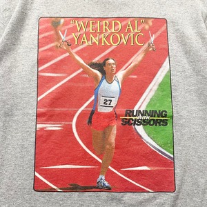 2000’s “WEIRD AL” YANKOVIC music tee “RUNNING WITH SCISSORS”
