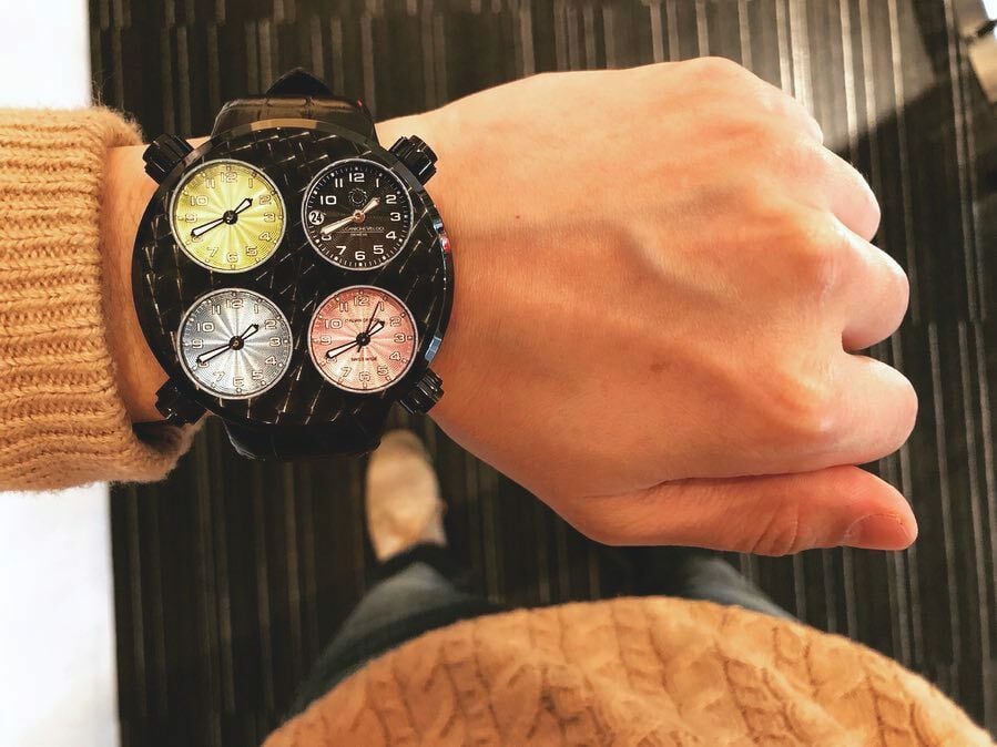 【MECCANICHE VELOCI メカニケ・ヴェローチ】ICON NITELITE BLACK アイコン ナイトライト（ブラック）／国内正規品 腕時計