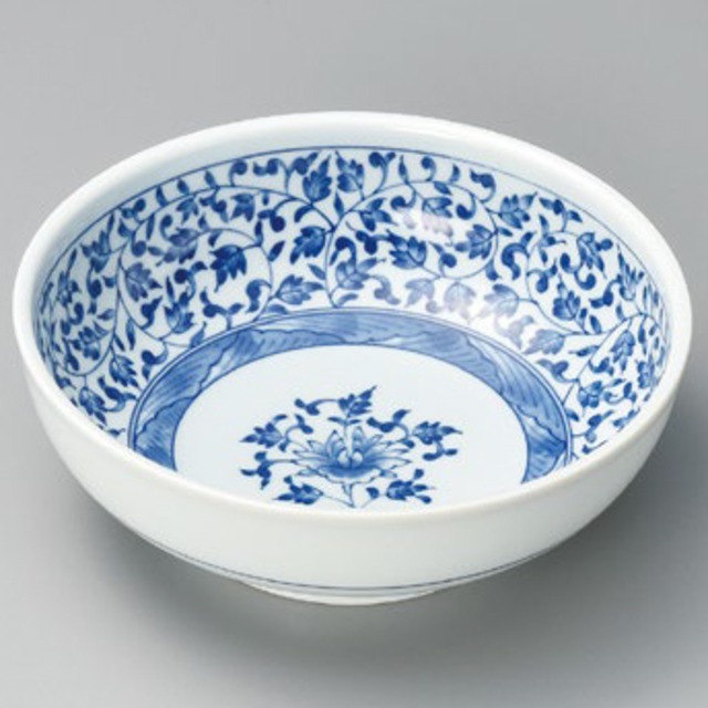 古伊万里唐草6.0鉢[265] 32-15-357 盛鉢(大・中・小)