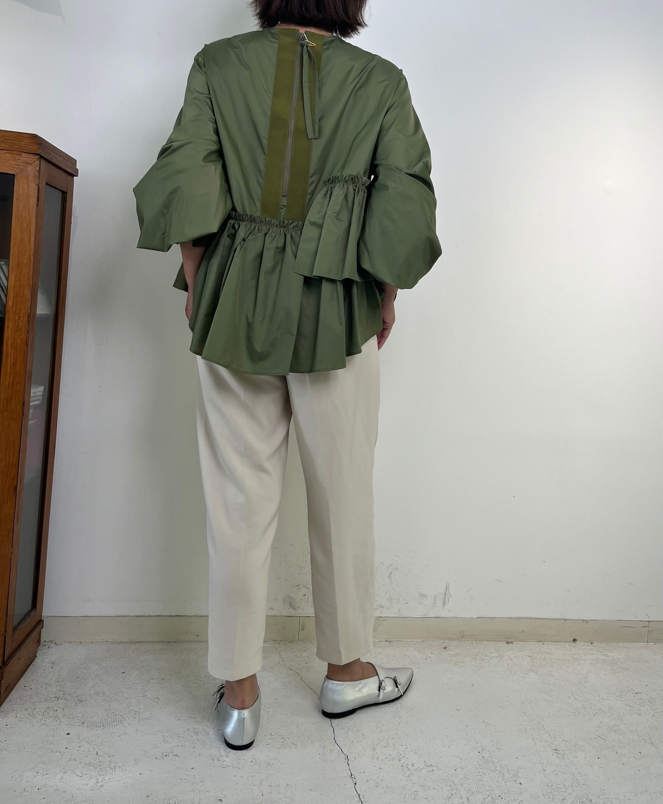 イチパーセントティアードフリルシャツ 