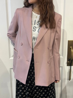 MAX MARA / vintage pink tailored jacket.
