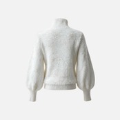 Shaggy High Neck Knit