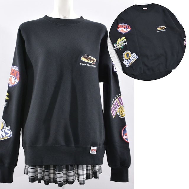 【70%OFF】BEN DAVIS★PATCHED スウェット(裏起毛)