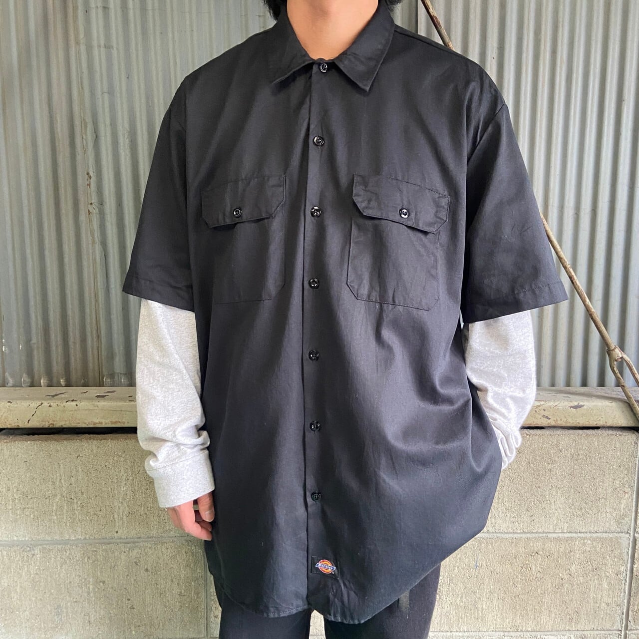 ディッキーズ Dickies 半袖 ワークシャツ メンズXL /eaa331226