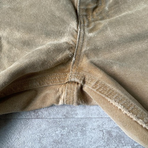 20s USA製 ブラウン ダブルニー Carhartt カーハートパンツ 詳細写真7