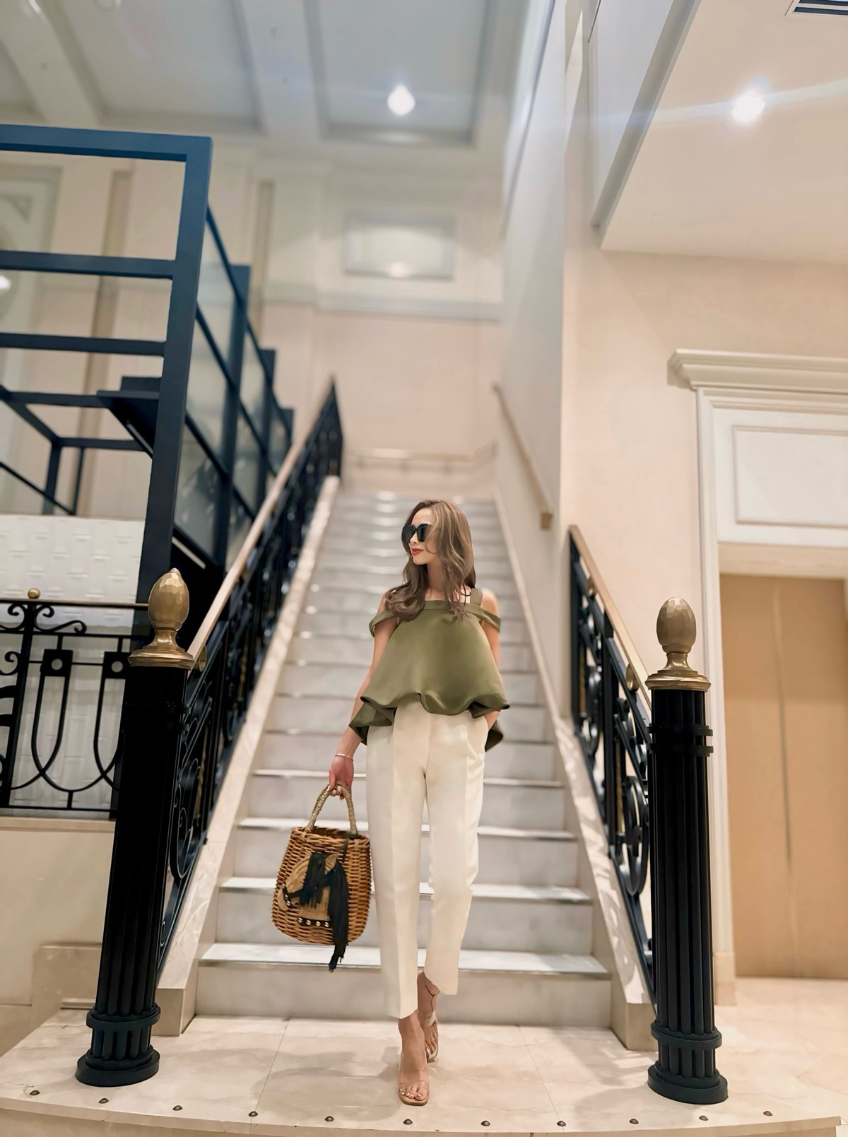 balloon tops khaki | ESMOK