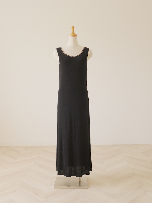 ●made in USA jersey long dress