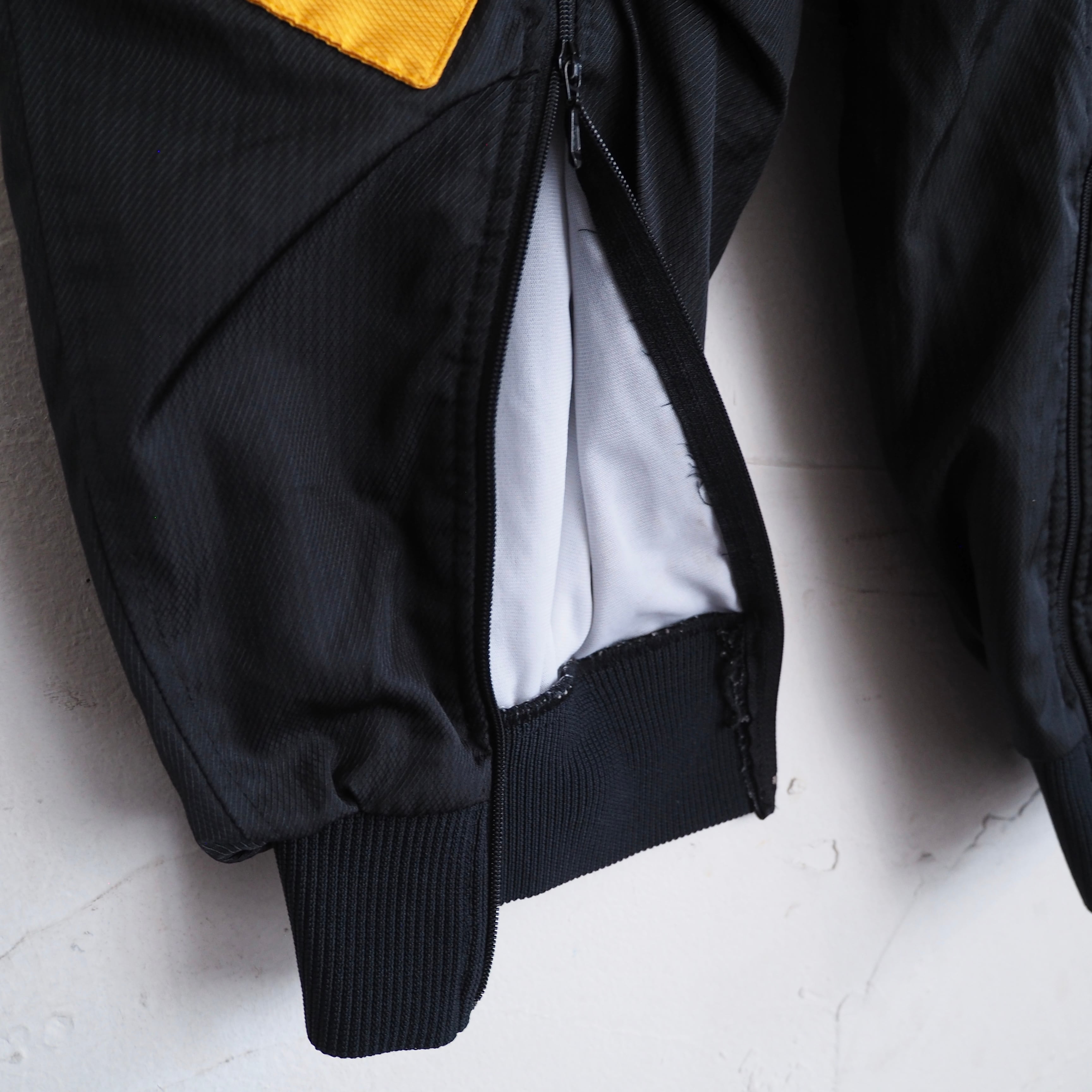 1980s ” DESCENT adidas ” Tricolor Flag Switching panel Track pants