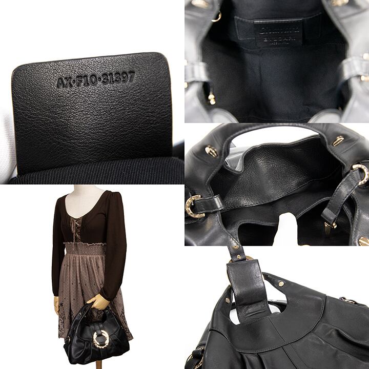 本物・送料無料・良品】BVLGARI・ブルガリ・ハンドバッグ(チャンドラ