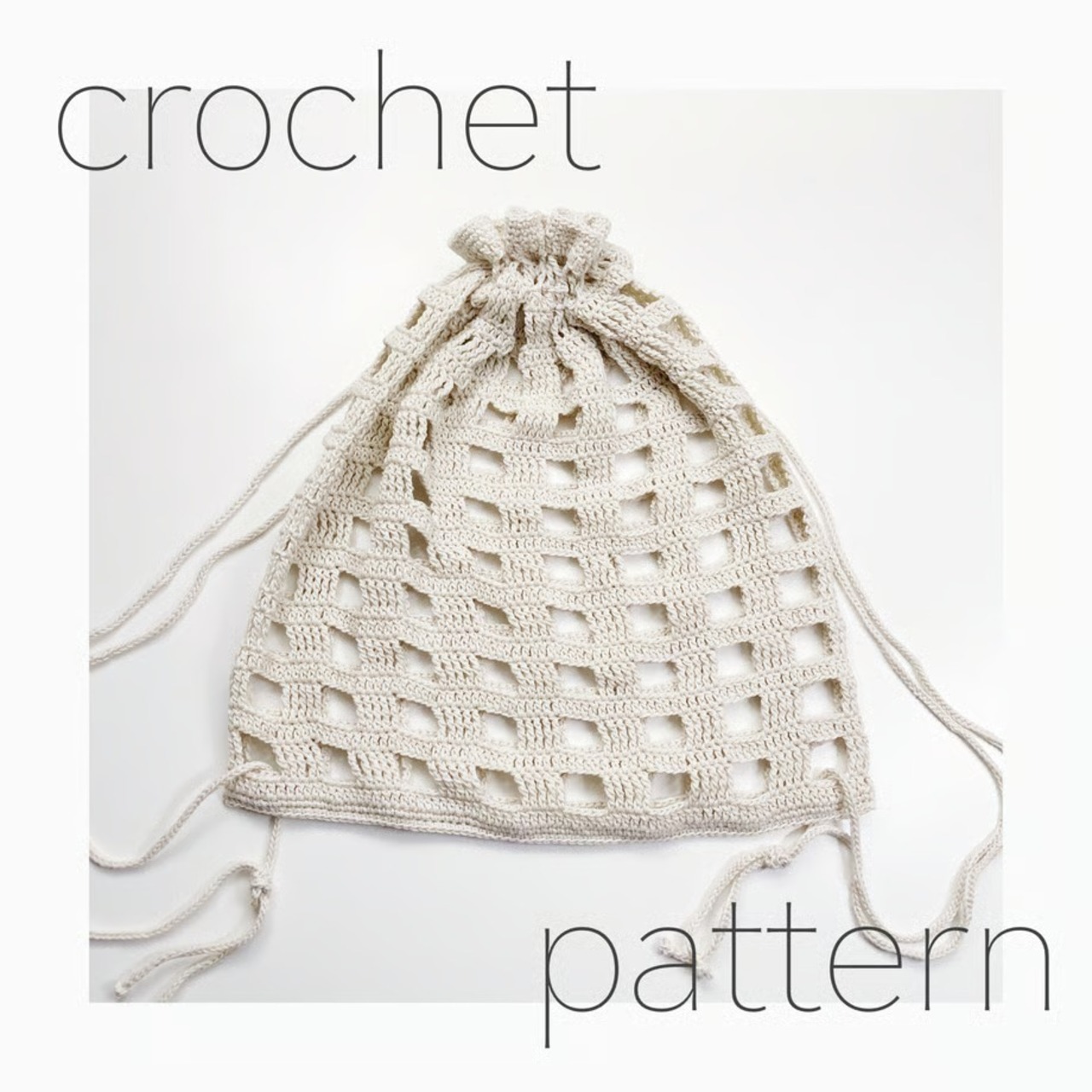 [Pattern] ビッグメッシュナップサック