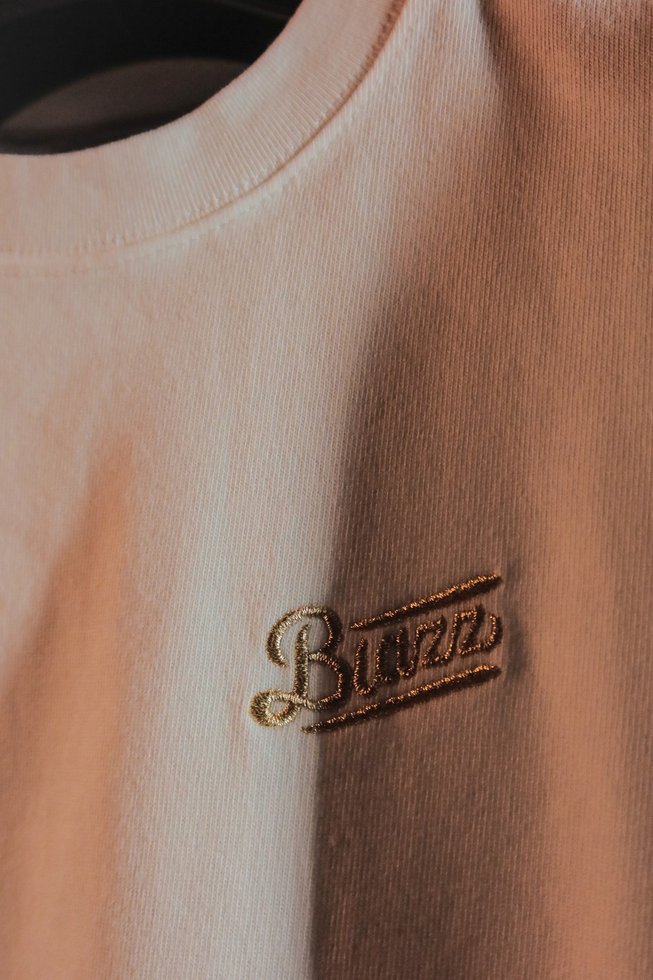 Logo Embroidery 8oz Organic Cotton T-Shirt [WHITE]