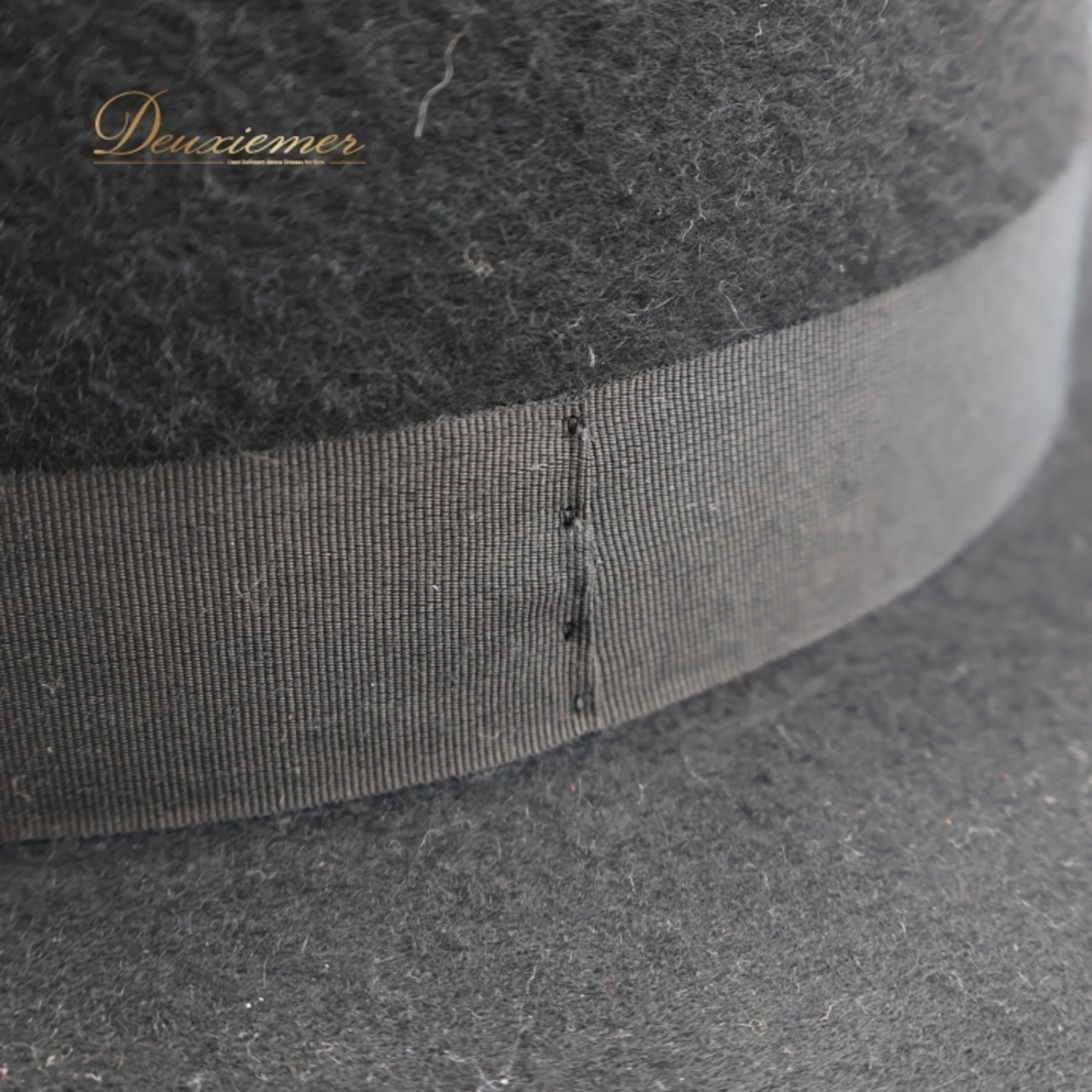 フラメンコ 衣装 コルドベス ハット ブラック系 フェルナンデス FERNANDEZ ROCHE 54サイズ 黒 帽子 ぼうし つば リボン つば付き シンプル スペイン製 無地 練習 レッスン 小物 イベント ステージ オールブラック