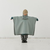 ecofleece poncho / ポンチョ / ashgreen ｛ MOUN TEN. 22AW ｝