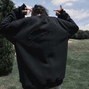 Back embroidered script sweat 1165