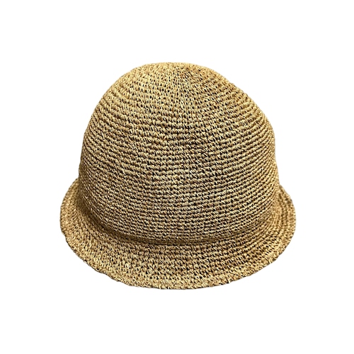 NOROLL / DETOURS RAFFIA HAT BEIGE PAPPER RAFFIA