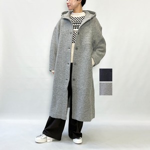IKITSUKE イキツケ フードロングコート 111-94350 2025秋冬新作 [送料無料]