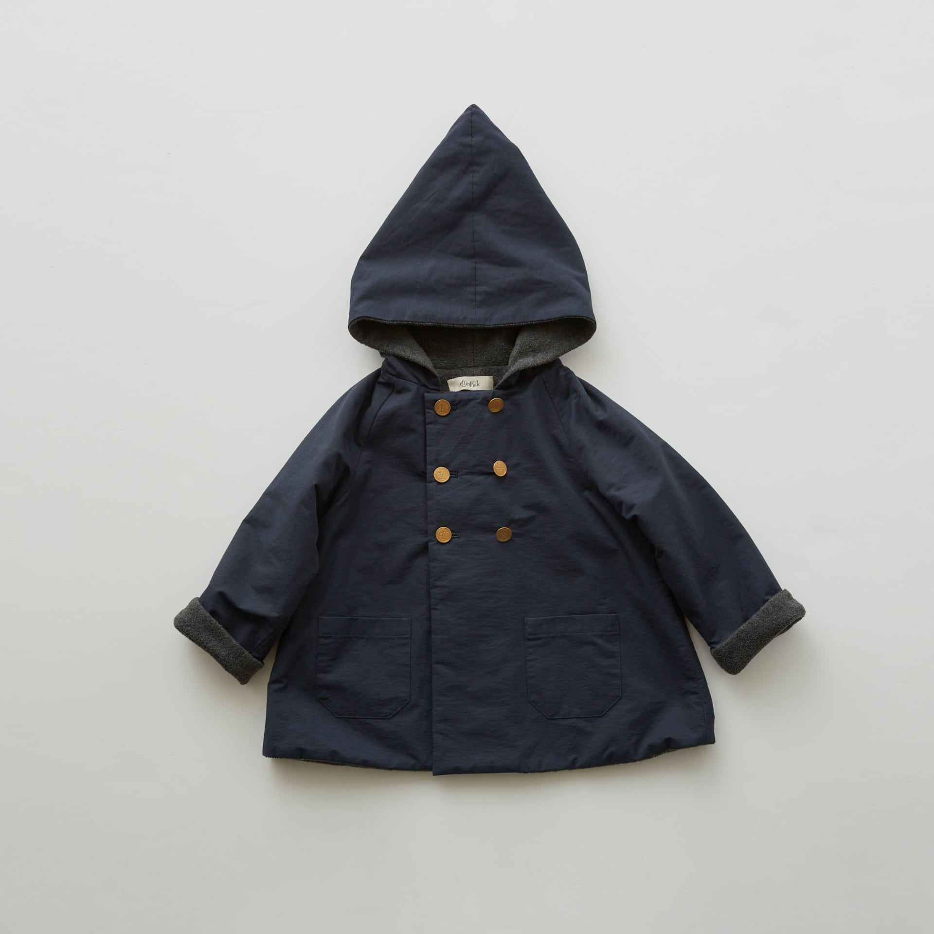 eLfinFolk(エルフィンフォルク)/ elf coat / navy / 110,120,130cm  
