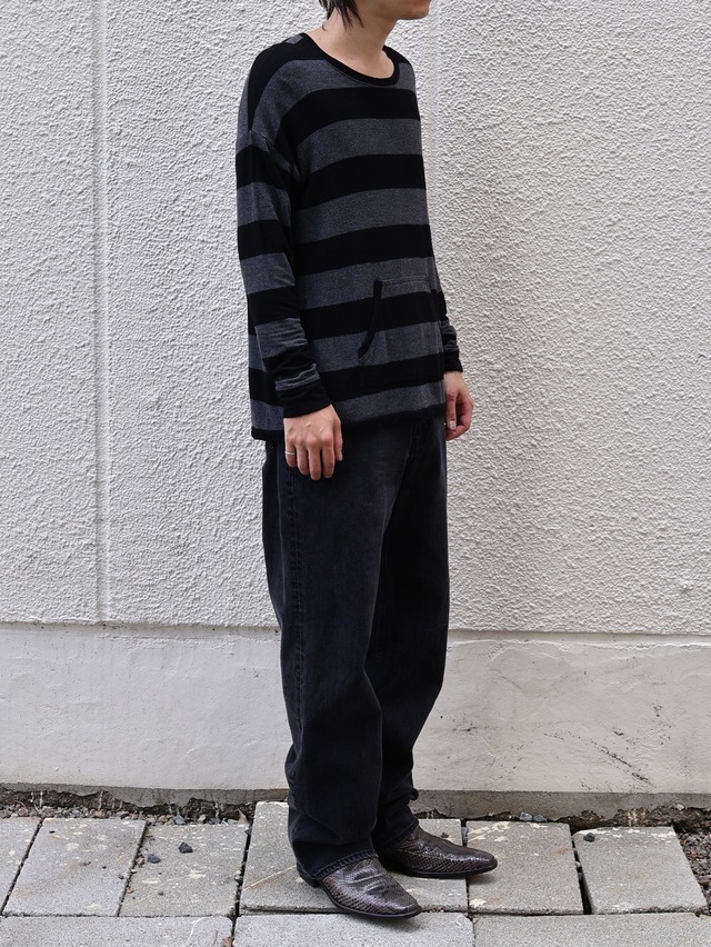 design border long shirt