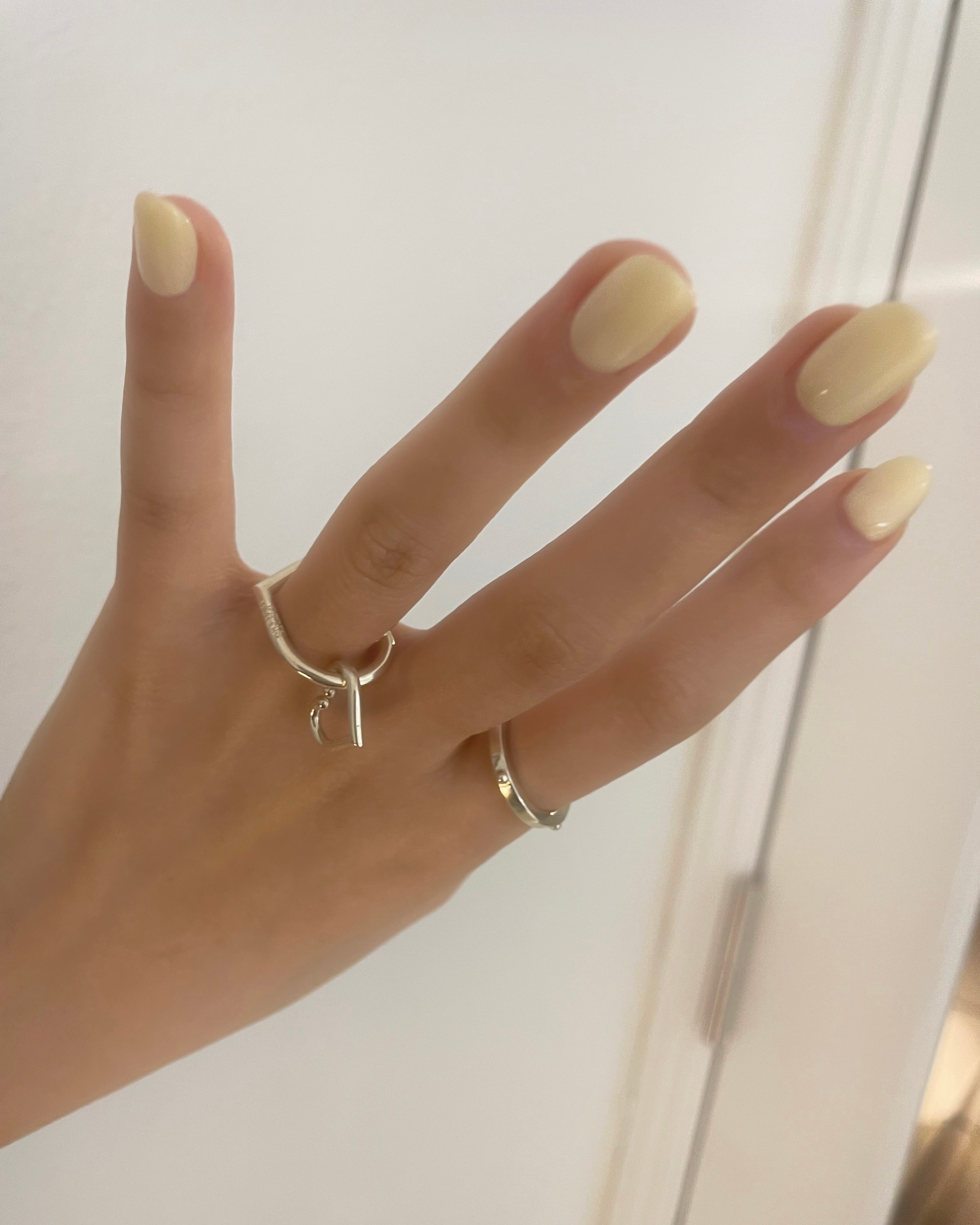 CHAIN RING SILVER925 #1803-sv チェーンリング ハート/シルバー925