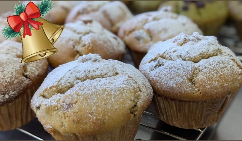 シュトーレン風米粉マフィン