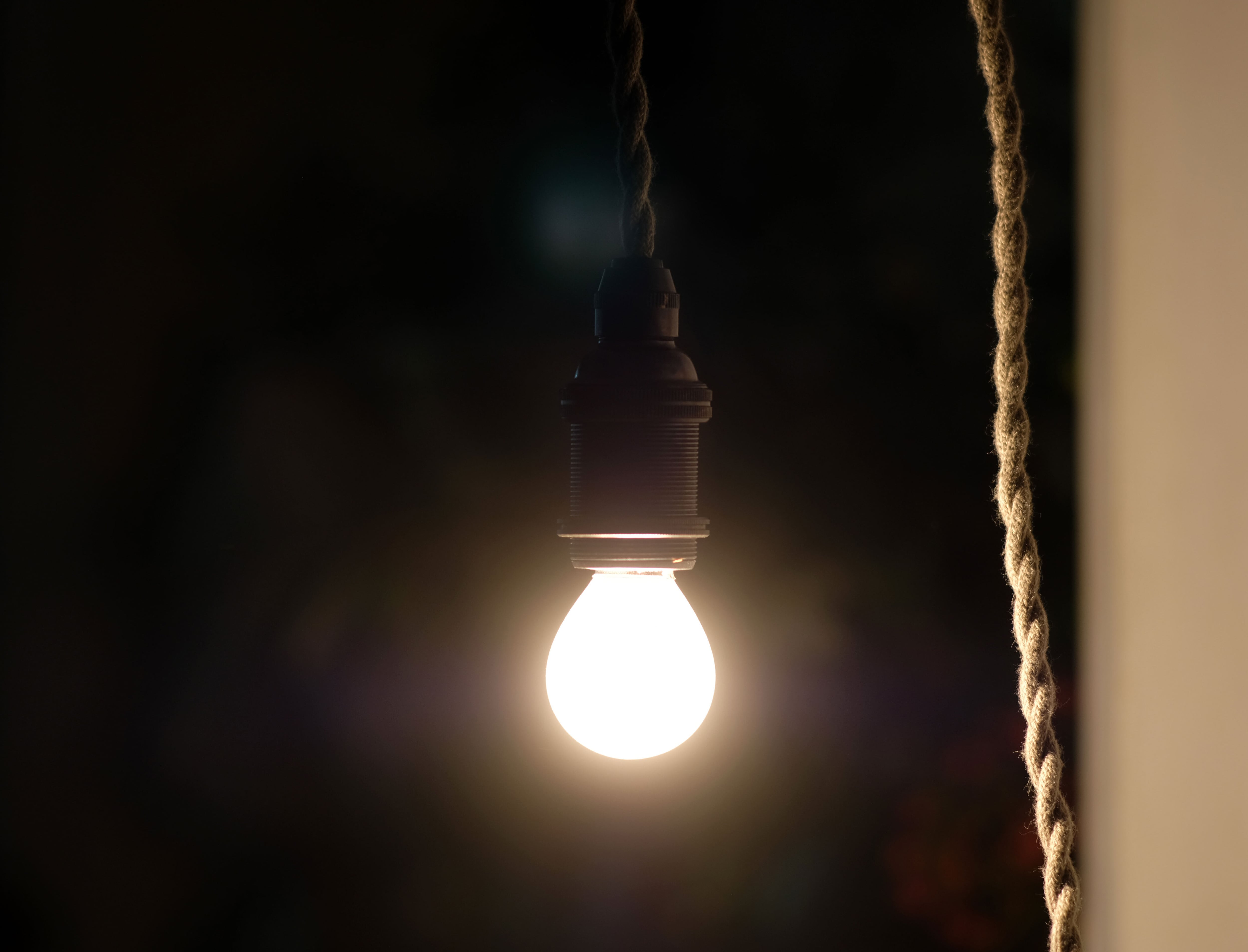 LAMP]壁掛け滑車ランプ | はいいろオオカミ＋花屋西別府商店
