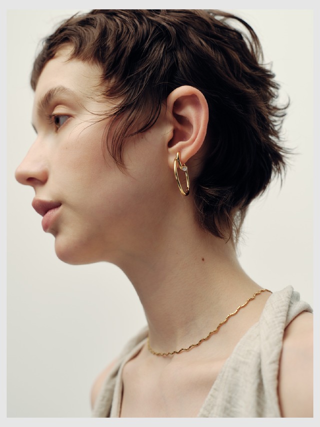 Hoop pierce -Gold/Silver-