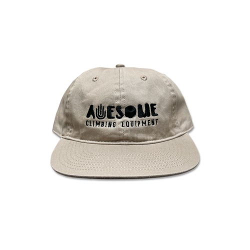 AWESOME LOGO 6PANEL CAP / BEIGE