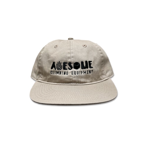 AWESOME LOGO 6PANEL CAP / BEIGE