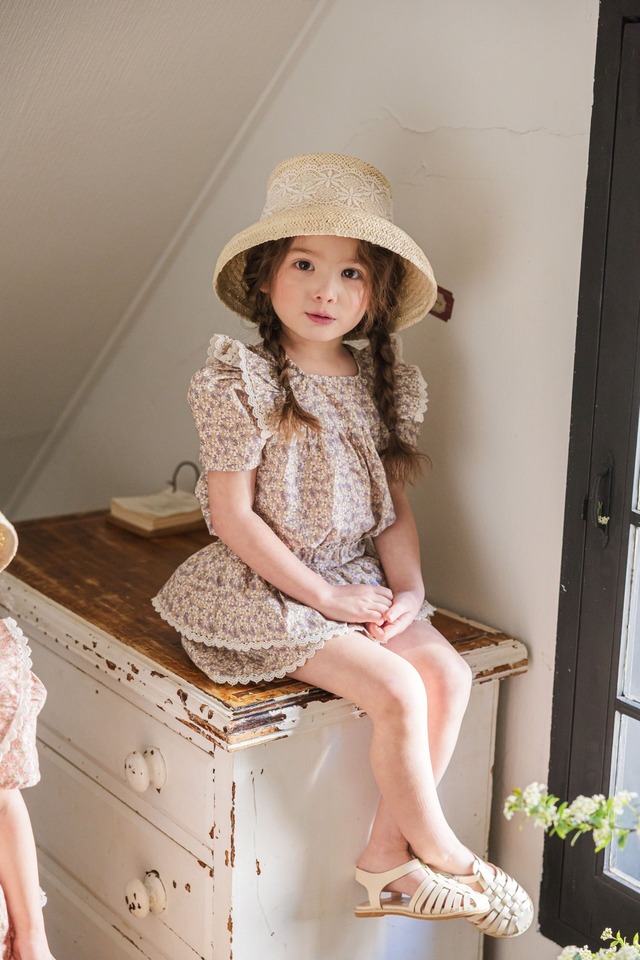 ラスト1 beige140【即納】<flo>  Charne pants