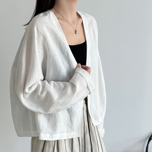 collarless jacket　J00536