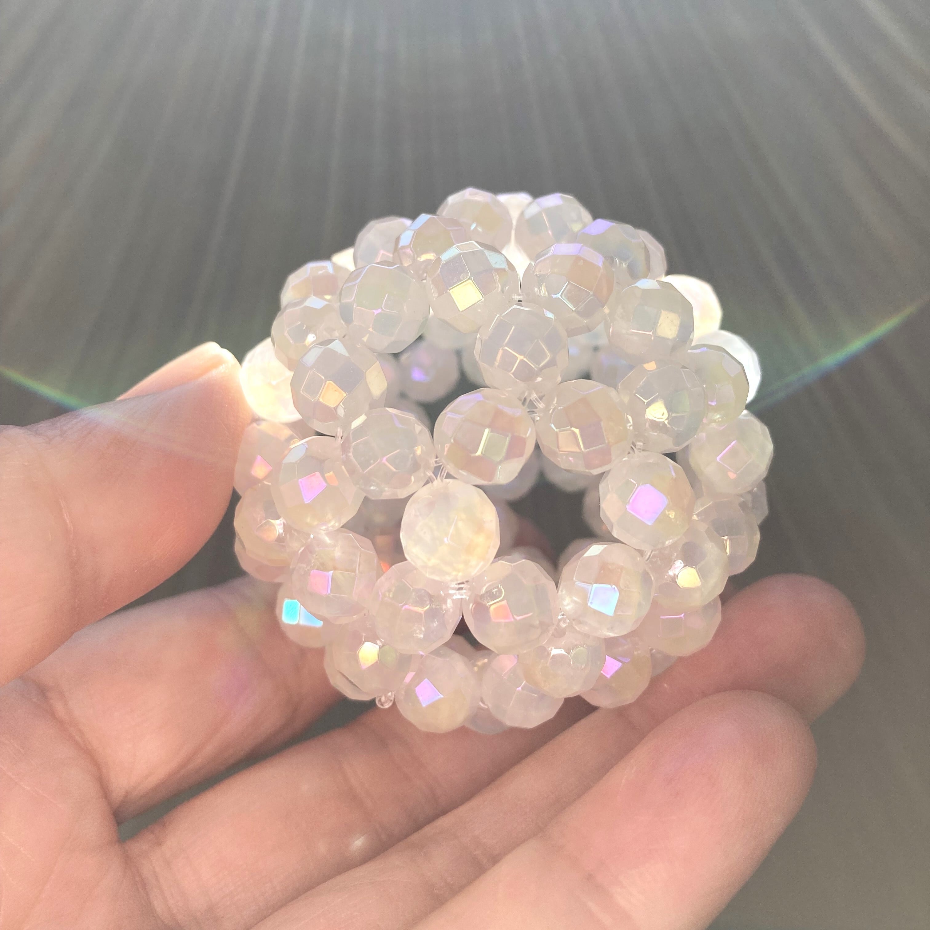 バッキーボール　ローズクォーツ バッキーボール ローズクォーツ フラーレン 神聖幾何学 バッキーボール