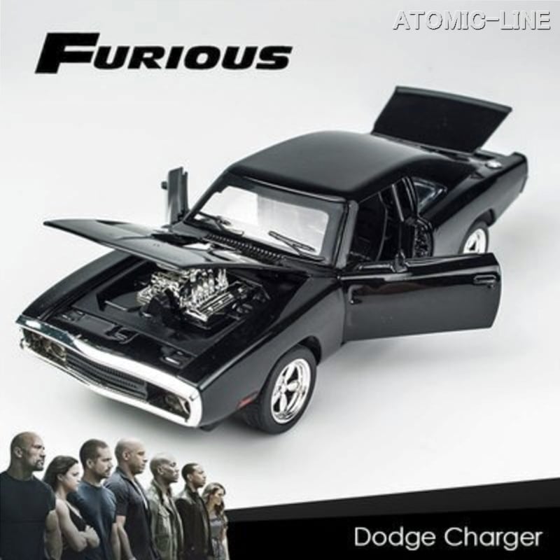 DOM'S ダッジ チャージャー 1970年 1/32 ミニカー 全4色 ライト点灯