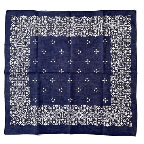 【Deadstock】SHOVEL RN14193 ヴィンテージバンダナ ネイビー　①