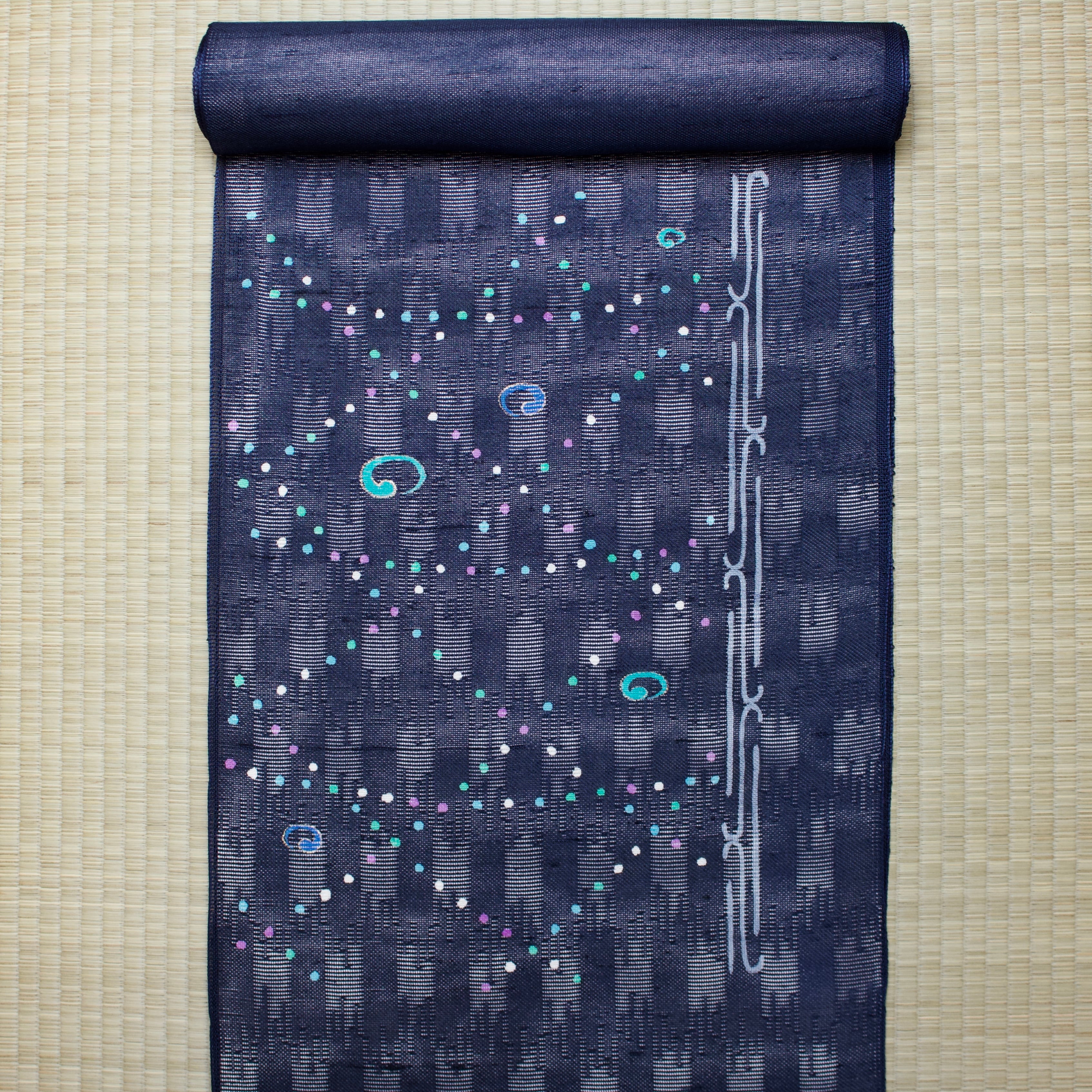 お仕立て込み）夏染帯・水面 | うちだのきもの