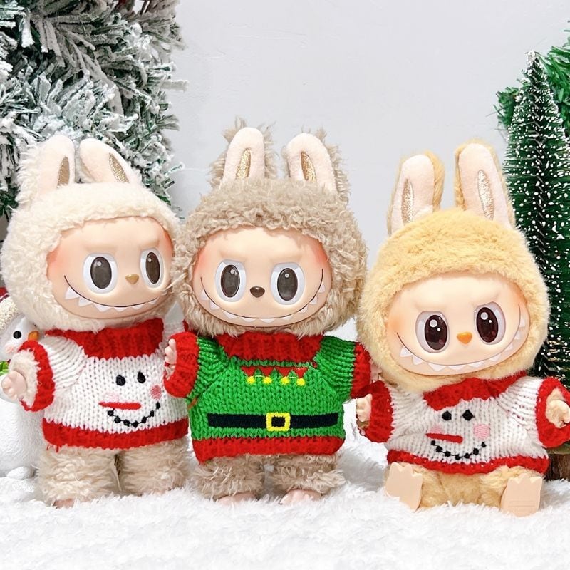 モコモコニットが可愛い！ラブブ クリスマスコスチューム 着せ替え