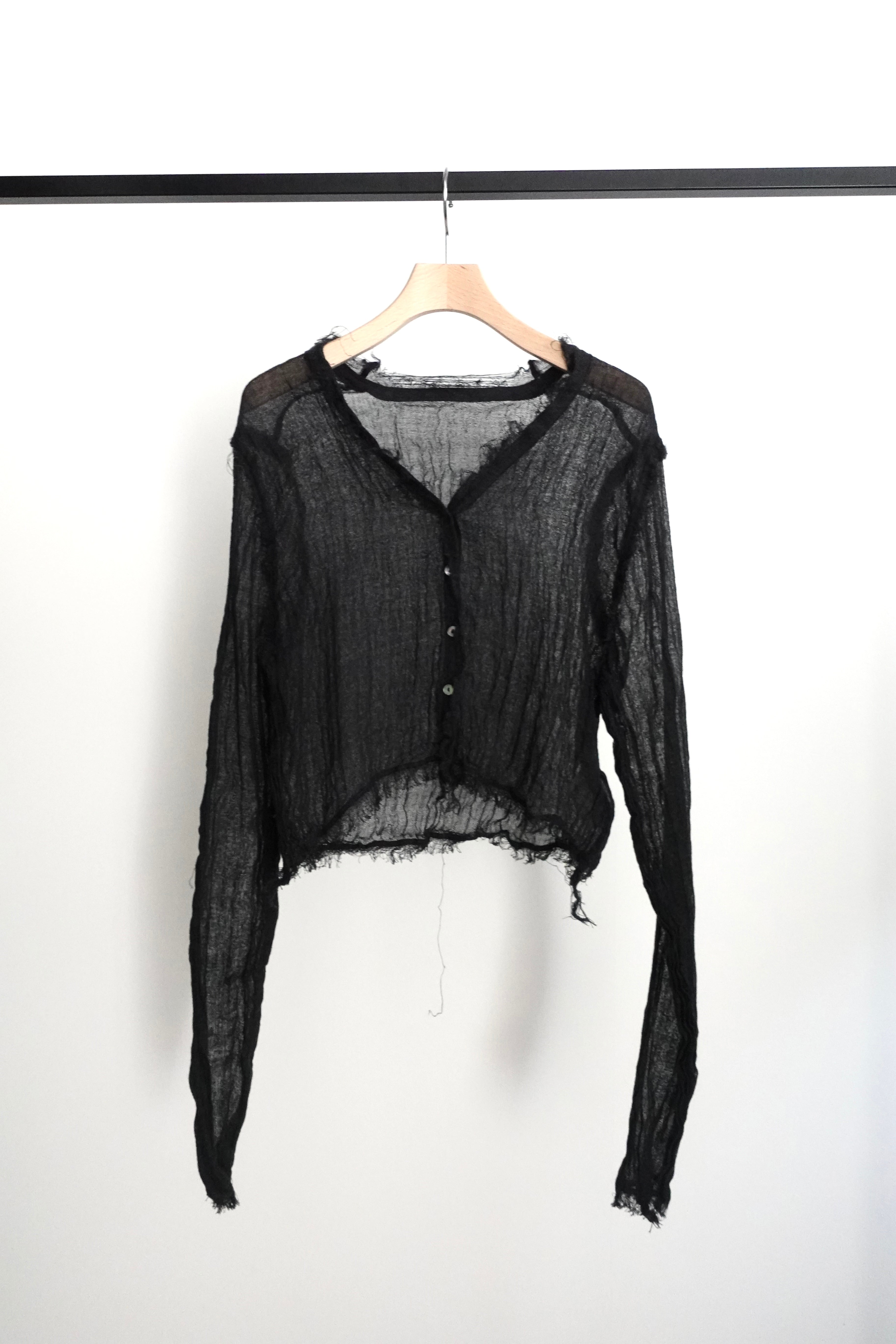 ERiKOKATORi】wool linen gawze cardigan | TOLMA.