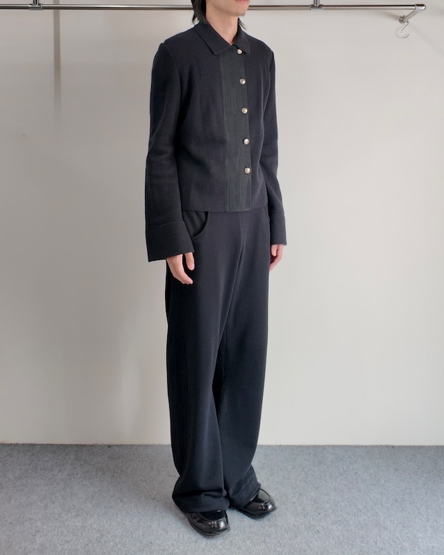 【Salvatore Ferragamo】long sleeve felt fabric blouson