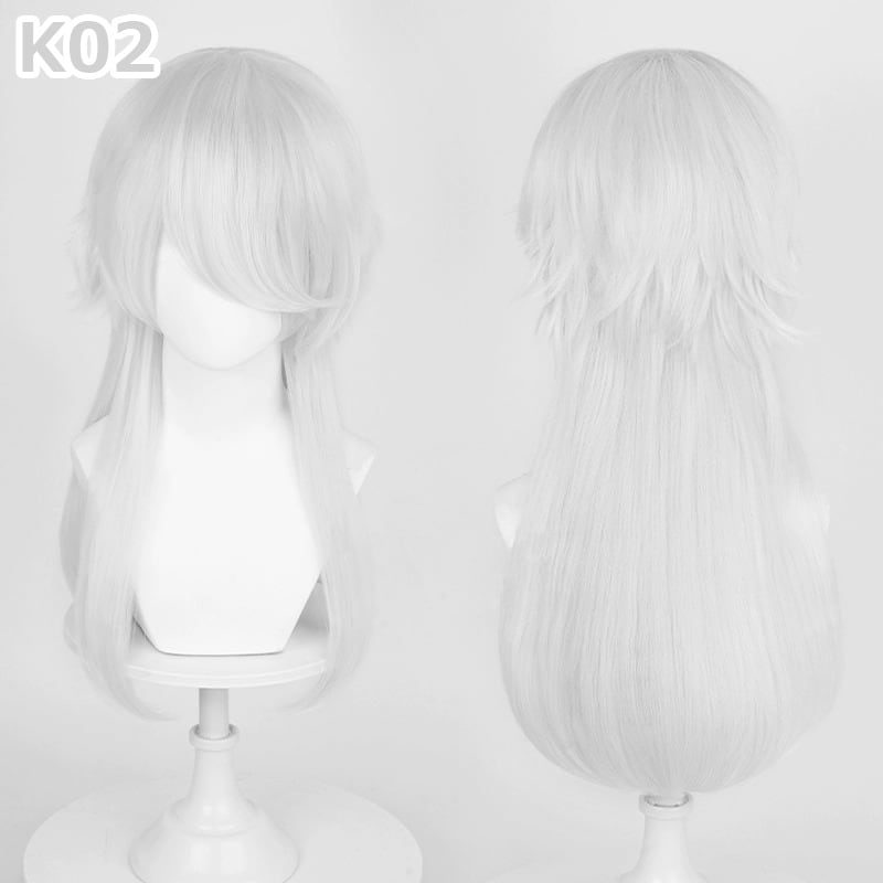 コスプレ耐熱ウィッグ 汎用カラー ロングウルフカット カラフル