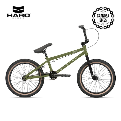 【HARO BIKES】DOWNTOWN 18 [ダウンタウン 18] Matte Army Green 2021【店頭お渡し】