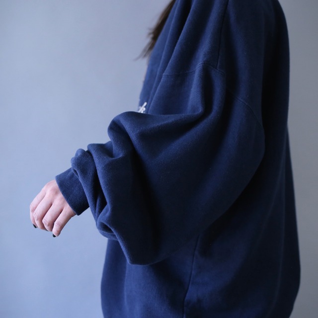 "刺繍" animal design XXL over silhouette sweatshirt